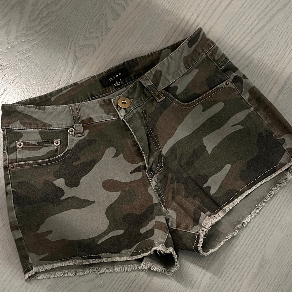Green Camo Women's Shorts